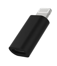 ADAPTADOR LIGHTNING A USB-C HEMBRA/NEGRO/TROVE
