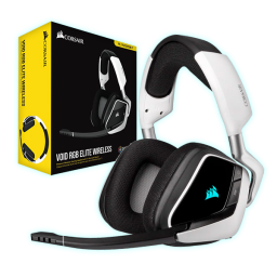 AURICULAR CORSAIR VOID RGB ELITE WIRELESS USB 7.1 WHITE/BLACK