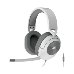AURICULAR GAMING CORSAIR HS55 SURROUND V2 CON MICROFONO/JACK 3.5MM/WHITE