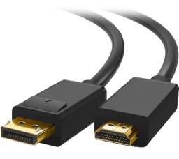 CABLE DISPLAYPORT A HDMI 1.8 METROS-NEGRO
