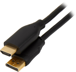 CABLE DISPLAYPORT A HDMI 4K UHD/1,8 METROS/NEGRO