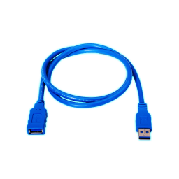 CABLE EXTENSOR USB 3.0/3 METROS/ AZUL/ MICROFINS