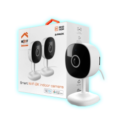 CAMARA SMART WI-FI IOT NEXXT KIT DE 2 2K QHD INDOOR/INTERIOR SD/BLANCO/ NHC-I710