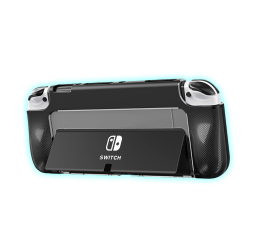 CASE PARA NINTENDO SWITCH OLED BLACK HEYSTOP