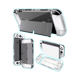 CASE TRASPARENTE PARA NINTENDO SWITCH OLED DATAFROG