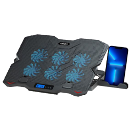 COOLING PAD SATE A-CP41/6 FAN COOLER/60 MM/BLACK