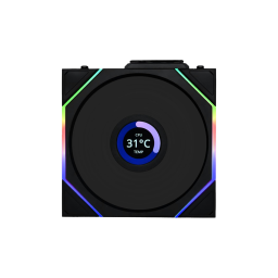 FAN COOLER LIAN LI UNI FAN TL WIRELESS LCD 120 ARGB/BLACK/12TLLCD1W1B
