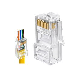 FICHA RJ45 CAT5E PASANTE