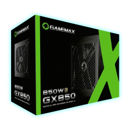 FUENTE GAMEMAX 850W GX850 80+GOLD FULL MODULAR