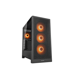 GABINETE COUGAR MX230 RGB CON 4 FAN COOLER RGB/BLACK