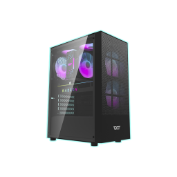 GABINETE GAMING DARKFLASH A290/3 FAN COOLER/ARGB/BLACK