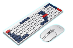 KIT T+M HAVIT KB830WB DUAL MODE/WIRELESS/INGLES/HVKB-KB830WB-WH