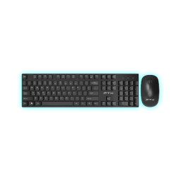 KIT TECLADO/MOUSE WIRELESS FTX GK600 ESP BLACK