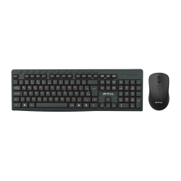 KIT TECLADO/MOUSE WIRELESS FTX KM250 ESP BLACK