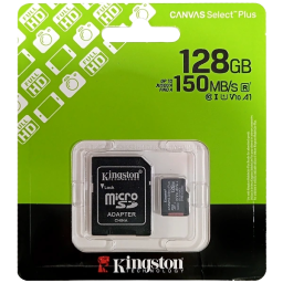 MEMORY 128GB KINGSTON 150MB/S CANVAS SELECT PLUS/SDCS3/128GB