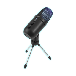 MICROFONO GAMER HAVIT GAMENOTE GK51/RGB/USB C/JACK 3,5MM/HVGK-GK51-BK