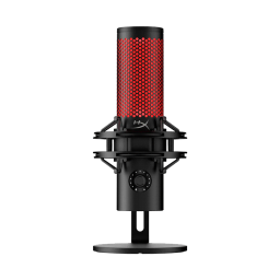 MICROFONO HYPERX QUADCAST 2 /LUZ ROJA/96KHZ/USB/NEGRO/872V1AA