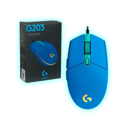 MOUSE GAMING LOGITECH G203 LIGHTSYNC RGB AZUL