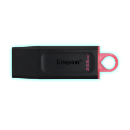 PENDRIVE 256GB USB 3.2 DATA TRAVELER EXODIA/NEGRO CON ROJO/DTX/256GB
