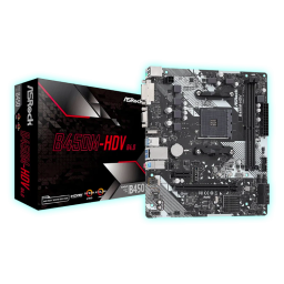 PLACA MADRE ASROCK B450M-HDV (AM4) DDR4
