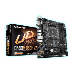 PLACA MADRE GIGABYTE B450M DS3H V2 DDR4 (AM4)