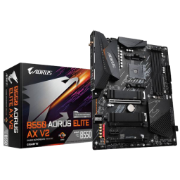 PLACA MADRE GIGABYTE B550 AORUS ELITE AX V2/DDR4/WIFI6/BT