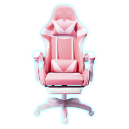 SILLA GAMER LEVEL LVS-165/PINK/WHITE
