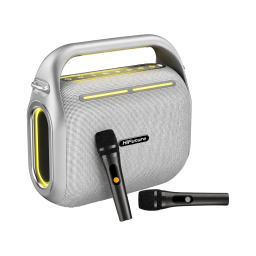 SPEAKER HIFUTURE MUSICBOX 200 CON DOS MICROFONOS SILVER