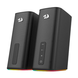 SPEAKER REDRAGON CONNIE GS814 GAMING 2.0/BT/JACK 3.5MM/RGB/NEGRO