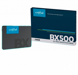 SSD 240GB 2.5" CRUCIAL BX500/CT240BX500SSD1