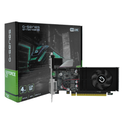 TARJETA GRAFICA 4GB GT 730 128 BIT GO LINE/DDR5/1 FAN COOLER/BLACK
