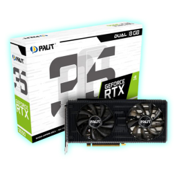 TARJETA GRAFICA 8GB RTX3050 PALIT DUAL GDDR6