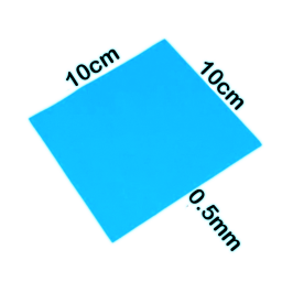 THERMAL PAD 10X 10X 0,5MM (AZUL)
