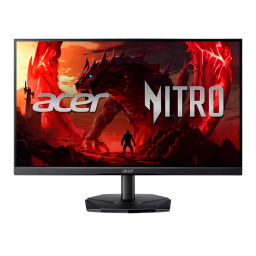 MONITOR 25" ACER KG251Q P3BIIP 180HZ/FULL HD/0.5MS/HDMI/DISPLAYPORT/NEGRO