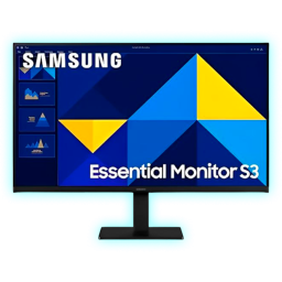 MONITOR 27" SAMSUNG ESSENTIAL S3 FDH/100HZ/5MS/HDMI/VGA/BLACK/S27D300GAN