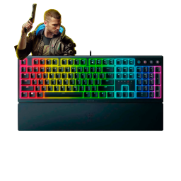 TECLADO GAMING RAZER ORNATA V3 RGB/USB/INGLES/BLACK/RZ03-04460200-R3U1